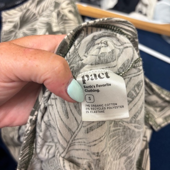 Pact Organic Cotton Grape Leaf Print Tank Top - Picture 11 of 11